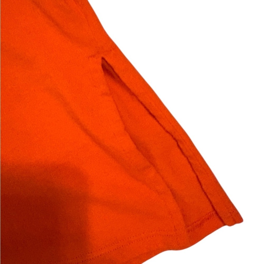 J. Jill Mixed Media Tunic in Orange Cotton Gauze Size Large - Picture 6 of 9